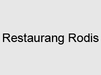 Restaurang-rodis